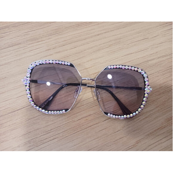 Accessories - Decorative Framed Sunglasses In Light Gray